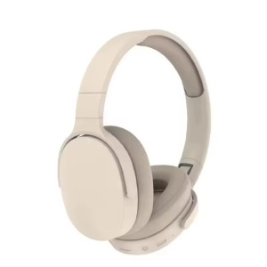 Беспроводные накладные наушники No Brand BS962 Bluetooth 5.3 Бежевый (SH0000392)