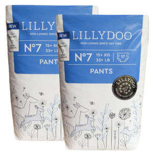 Подгузники-трусики Lillydoo 7 15+ кг 34 шт (LS204522)